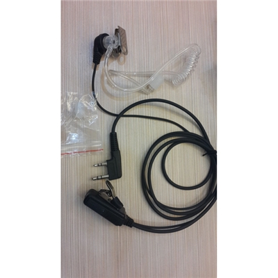 Earphone with transparent tube Earphone with transparent tube